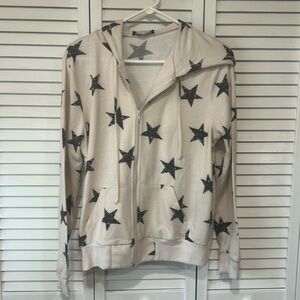 Rae Mode star zipped sweatshirt